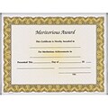 Awards4Work® Award Certificates; Meritorious