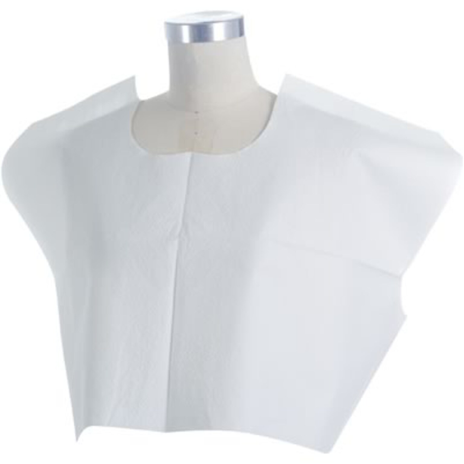 Medline Disposable Exam Capes; Deluxe, White