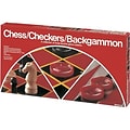 Pressman Toy Early Learning Games; Chess, Checkers, Backgammon
