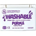 Center Enterprises Washable Unscented Stamp Pad, Purple Ink (CE-507)