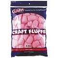 Chenille Kraft® Craft Fluff Balls; Pink