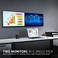 ViewSonic Dual Pack Head-Only 22" 75 Hz LED Business Monitor, Black (VA2256-MHD_H2)