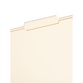Smead File Folders, Reinforced 2/5-Cut Tab, Letter Size, Manila, 100/Box (10376)
