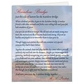 Medical Arts Press® Veterinary Sympathy Cards; Rainbow Bridge, Blank Inside