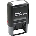 2000 PLUS® Self-Inking Standard Duty 4-in-1 Date and Message Stamp, 10-Year Band, 2 lines