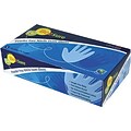 BeeSure Powder Free Blue Nitrile Gloves, Small, 100/Box (PBSN205116)