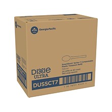 Dixie Ultra SmartStock Series-T Compostable Plastic Tea Spoon Refill, Beige, 40/Pack, 24 Packs/Carto