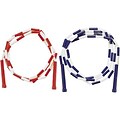 Martin Sports Segmented Jump Rope Plastic 16 ft, Blue/Red, Each (MASJR16)