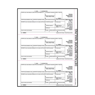 1099 G Government; Payer/State Copy C | Quill.com