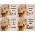 Orthodontia Laser Postcards; Congrats, New Smile, 100/Pk