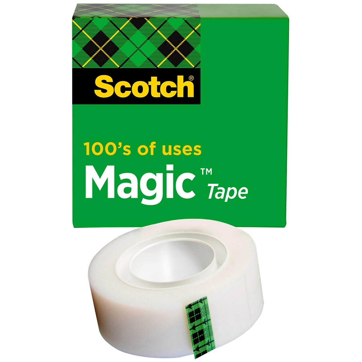 Scotch® Magic™ Invisible Tape Refill, 3/4 x 36 yds. (810)