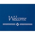 Medical Arts Press® Navy Reflections Note Cards; Welcome, Personalized