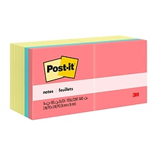Post-it Notes, 3 x 3, Poptimistic Collection, 100 Sheet/Pad, 14 Pads/Pack (65414YWM)