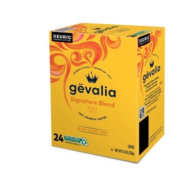 Gevalia Signature Blend Coffee Keurig® K-Cup® Pods, Light Roast, 24/Box (5305)