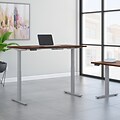 Bush Business Furniture Move 60 Series 72W Electric Height Adjustable Standing Desk, Hansen Cherry