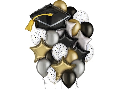 Amscan Graduation Balloon Bundle, Assorted Colors (111504)