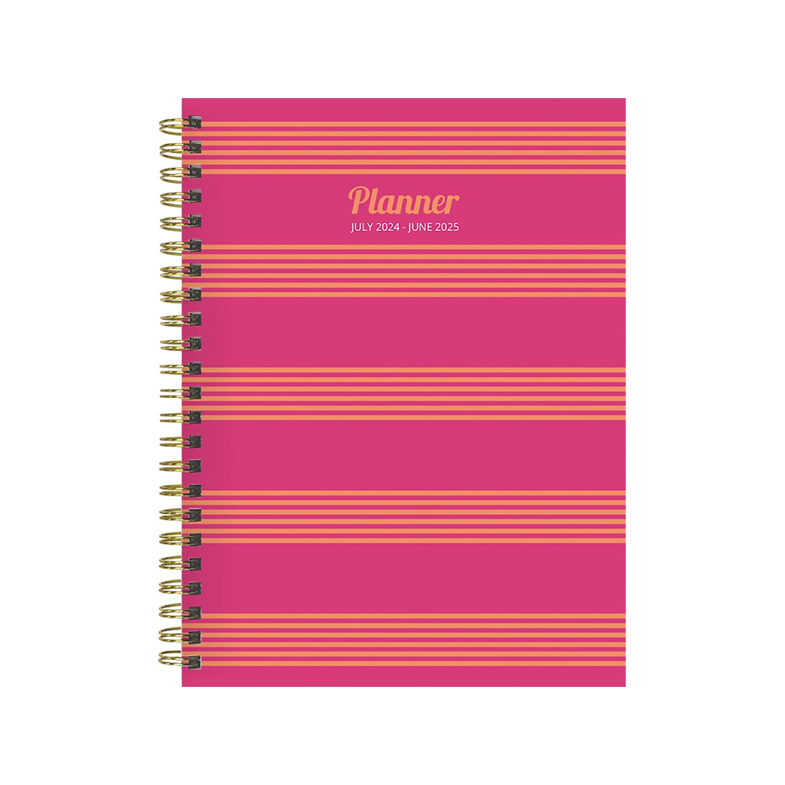 2024-2025 TF Publishing Cali Girl Collection Cabana Stripe 6 x 8 Academic Weekly & Monthly Planner (AY25-9214)