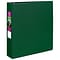 Avery Durable 2 3-Ring Non-View Binders, Slant Ring, Green (27553)