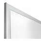 TRU RED™ Magnetic Steel Dry Erase Board, Satin Frame, 4' x 3' (TR61175)