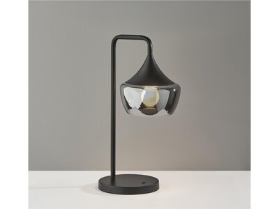 Adesso Eliza Incandescent Table Lamp, Matte Black (2142-01)