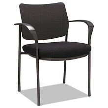 Alera® IV Series Fixed Arm Fabric Computer and Desk Chair, Black (ALEIV4317A)