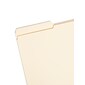 Smead Reinforced 3-Tab File Folders, Left Position, Legal, Manila, 100/Bx (15335)