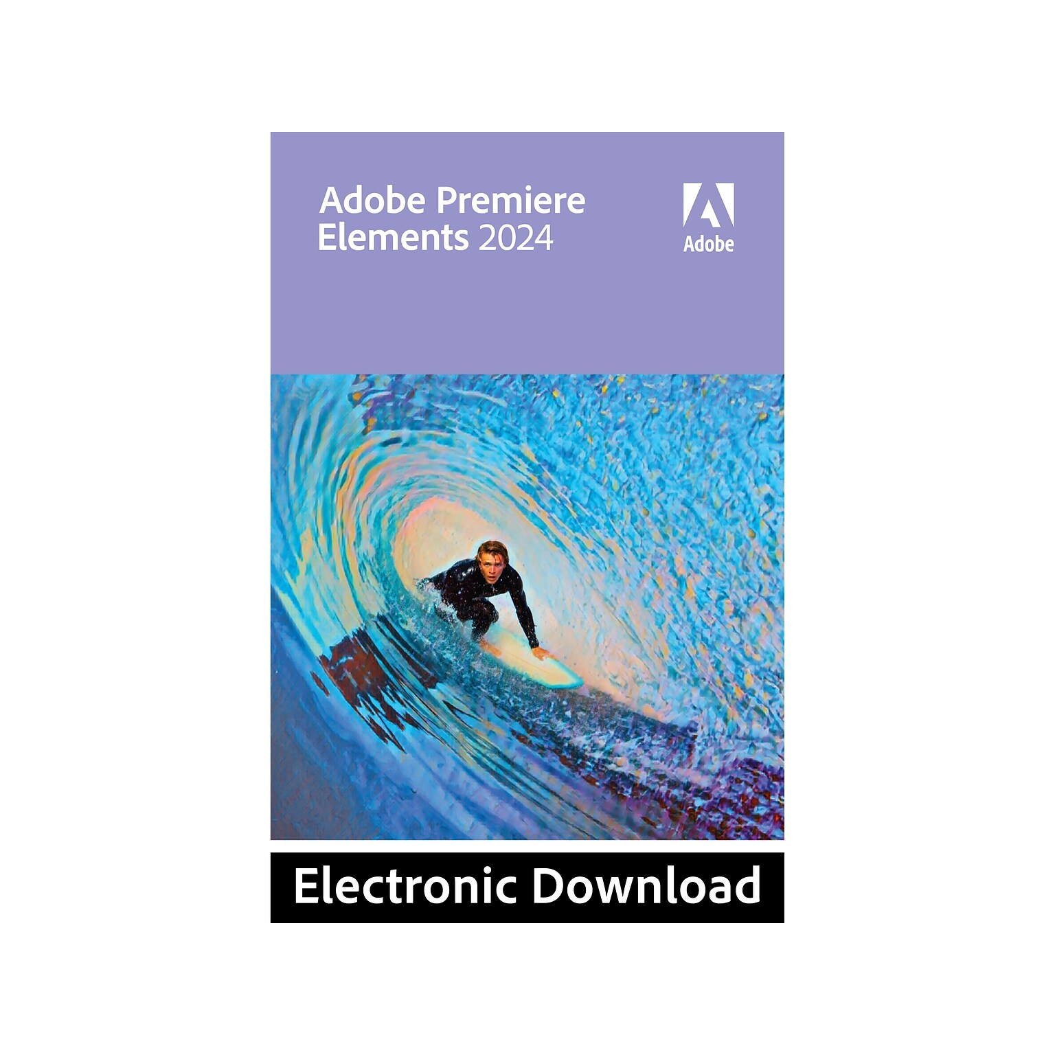 Adobe Premiere Elements 2024 for 1 User, Windows/Mac, Download (65330378)