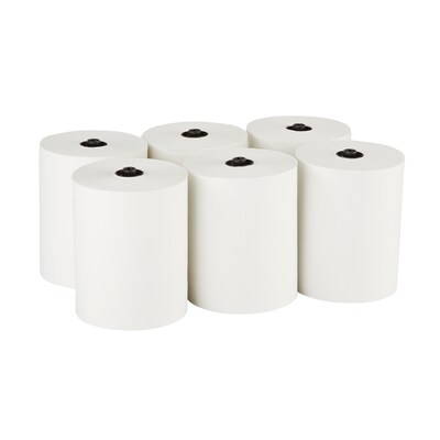 enmotion Flex Hardwound Paper Towels, 1-ply, 550 ft./Roll, 6 Rolls/Carton (89720)