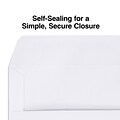 Staples® Self Seal #10 Business Envelopes, 4 1/8 x 9 1/2, White, 500/Box (570240/99294)