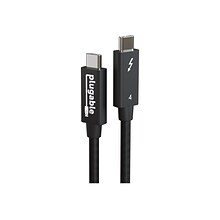 Plugable 3.3 USB C Power Cable, Black (TBT4-40G1M)