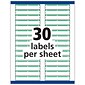 Avery TrueBlock Laser/Inkjet File Folder Labels, 2/3" x 3 7/16", Green, 1500 Labels Per Pack (5866)