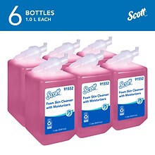 Scott Pro Foam Hand Soap Refills, Floral, 33.8 Oz., 6/Carton (91552)
