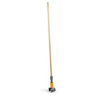 Coastwide Professional™ 60 Clamp Style Wood Wet Mop Handle, Plastic Head (CW61060-CC)