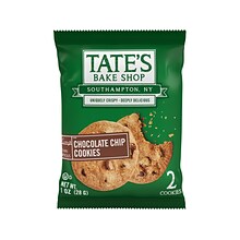 Tates Bake Shop Chocolate Chip Cookies, 1 oz, 32/Carton (TBS07134)