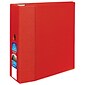 Avery Heavy Duty 5" 3-Ring Non-View Binders, D-Ring, Red (79586)