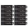 Centon Datastick Pro 128GB USB 3.2 Type A Flash Drive, Black, 10/Pack (S1-U3P6-128G10B)