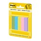 Post-it Page Marker, Assorted Colors, .5 in. x 1.7 in., 100 Sheets/Pad, 5 Pads/Pack (6705AU)