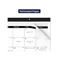 2023-2024 AT-A-GLANCE 21.75 x 17 Academic Monthly Desk Pad Calendar, White/Black (SK2416-00-24)