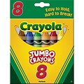 Crayola® Jumbo Crayons; 8/Box
