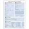 Medical Arts Press®  Dental Registration Forms Featuring Updates Section, Unpunched, Sky Blue