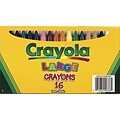 Crayola® Large Crayons with Lift-off Lid; 16/Box