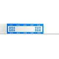 CONTROLTEK $100 Currency Strap, White/Light Blue, 1000/Pack (560019)