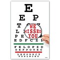 Medical Arts Press® Eye Care Standard 4x6 Postcards; Eye Chart Magnify