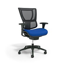 Union & Scale FlexFit™ Ergonomic Mesh Swivel Task Chair, Blue/Black (UN59413)