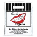 Medical Arts Press® Dental Personalized 2-Color Supply Bags; 7-1/2x9, Smile w/Sparkle