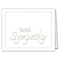 Medical Arts Press® Sympathy Greeting Cards; Taupe, Personalized