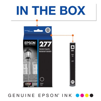 Epson 277 Black Standard Yield Ink Cartridge