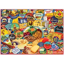 Willow Creek Cheese & Crackers 1000-Piece Jigsaw Puzzle (48826)