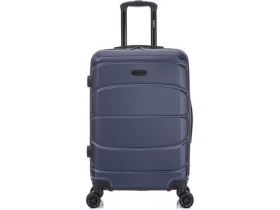 DUKAP Sense 25.39 Hardside Suitcase, 4-Wheeled Spinner, Blue (DKSEN00M-BLU)
