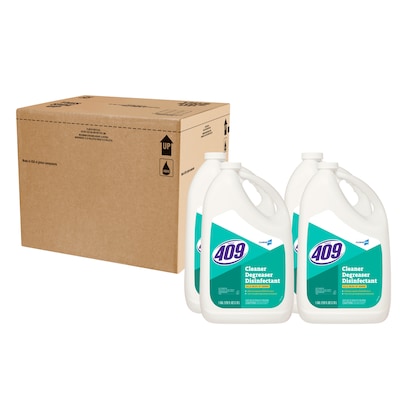 CloroxPro Formula 409 Cleaner Degreaser Disinfectant Refill, 128 fl. oz., 4/Carton (35300)